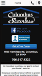 Mobile Screenshot of columbusseamless.com